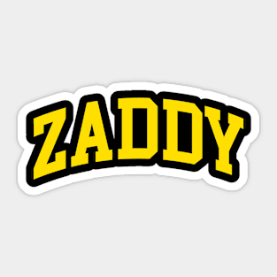 Zaddy Sticker